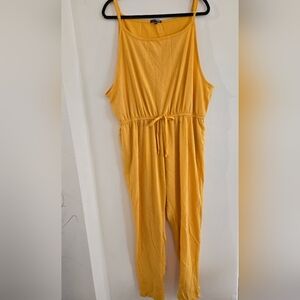 Fashion Nova Yellow Jumpsuit